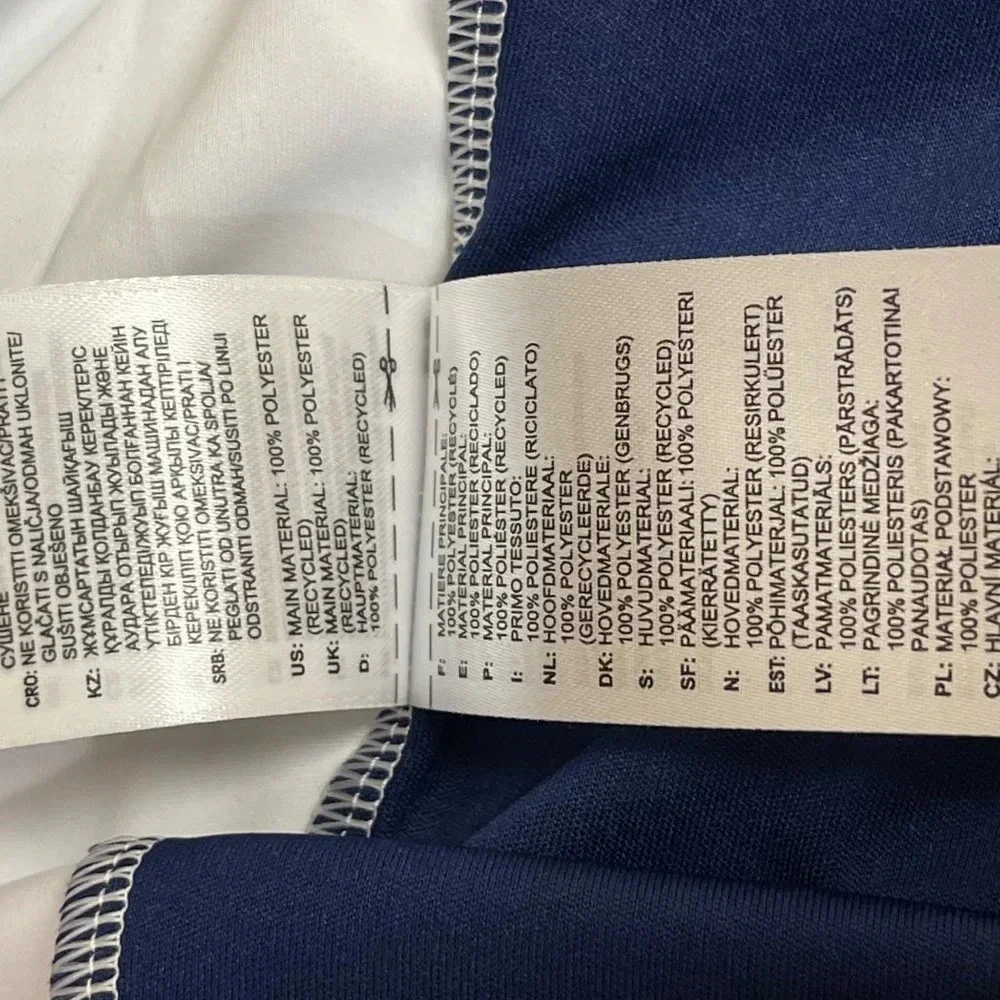 ADIDAS Navy Blue Climalite T-Shirt‎
